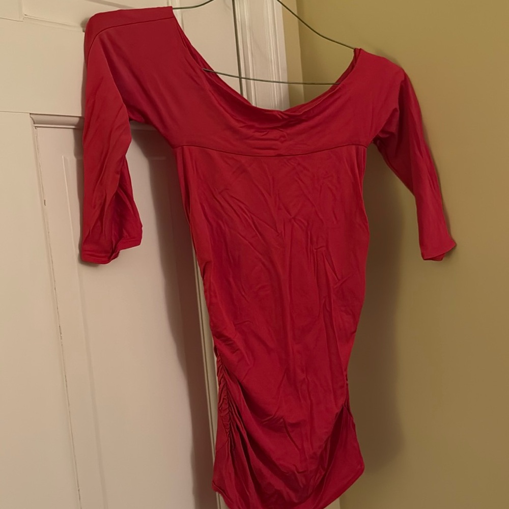 Red tight top